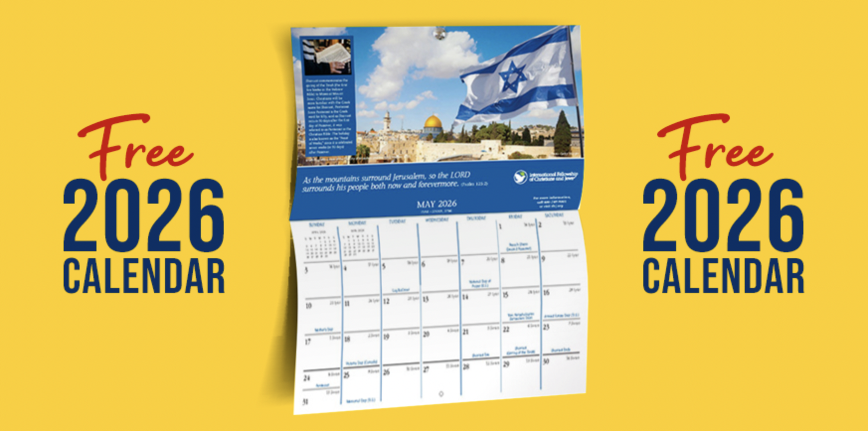 TrySpree FREE 2026 Calendar Celebrate Fellowship All Year Long!